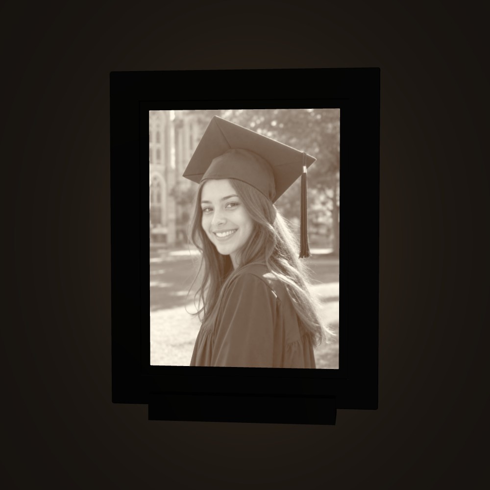 A graduate, lit